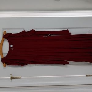 NWT Old Navy burgundy dress size large
